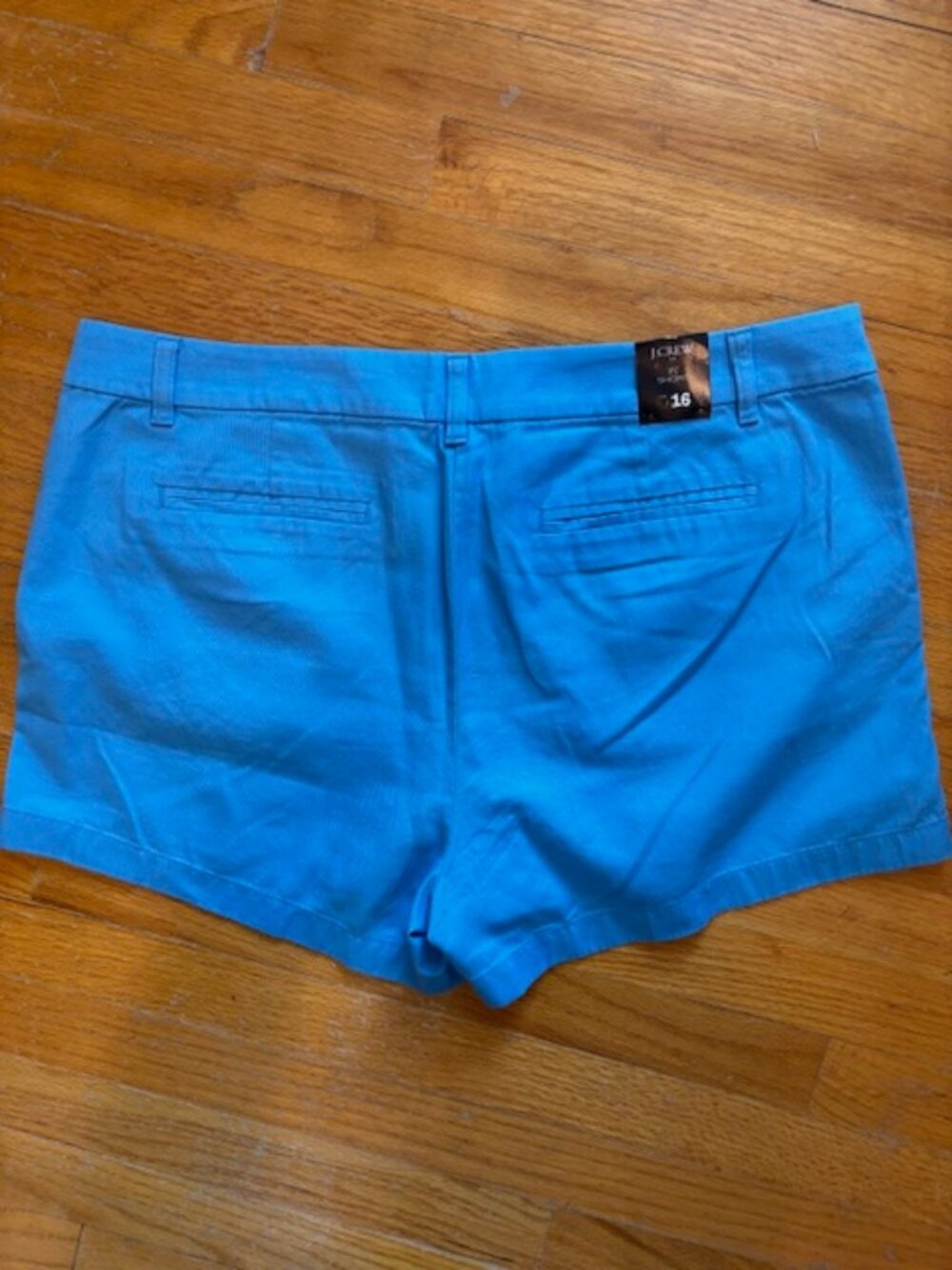 J. Crew 3.5" Classic Chino Short in Mountain Bird Blue Women's Size 16 - Picture 3 of 8